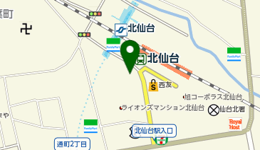 北仙台駅前接骨院の地図画像
