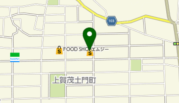 上賀茂整骨施術院の地図画像