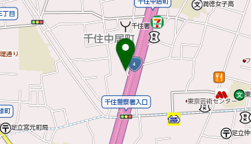 石戸珠算学園 北千住教室の地図画像