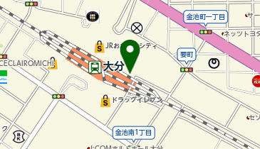 FCかねすえ アミュプラザ大分店の地図画像