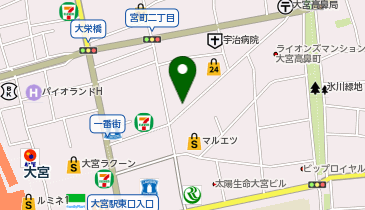 Moana by HEADLIGHT(モアナ・バイ・ヘッドライト) 大宮店の地図画像