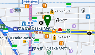 GRAS DESIGN&HAIR by HEADLIGHT(グラ・デザインアンドヘアー・バイ・ヘッドライト) 難波店の地図画像