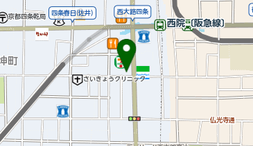 GRAS DESIGN&HAIR by HEADLIGHT(グラ・デザインアンドヘアー・バイ・ヘッドライト) 西院店の地図画像