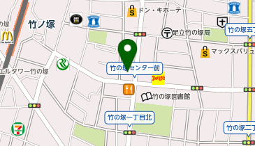 Ursus hair Design by HEADLIGHT(アーサス・ヘアーデザイン・バイ・ヘッドライト) 竹ノ塚店の地図画像