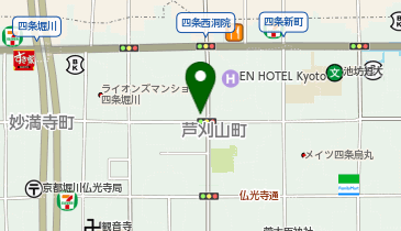 GRAS DESIGN&HAIR by HEADLIGHT(グラ・デザインアンドヘアー・バイ・ヘッドライト) 四条烏丸店の地図画像