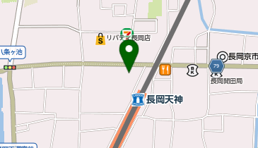 バーガーキング 長岡天神の地図画像