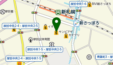 バーガーキング 新さっぽろサンピアザ店の地図画像