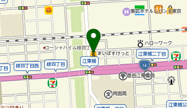 大人バレエアカデミー 錦糸町教室の地図画像