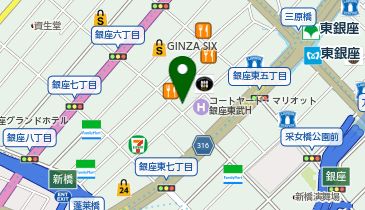 COA GINZA(コア ギンザ)の地図画像