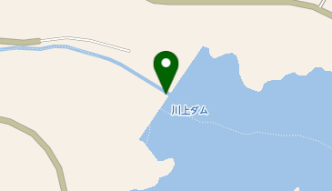 川上ダムの地図画像