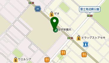 女子栄養大学の地図画像