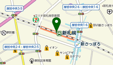 両国 新さっぽろデュオ店の地図画像
