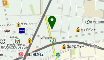 Merci(メルシー) 自由が丘店の地図画像