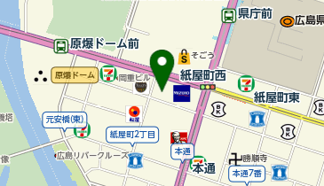 ガシャポンのデパートエディオン広島本店の地図画像
