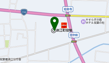 なみえアベンジャーズバルの地図画像