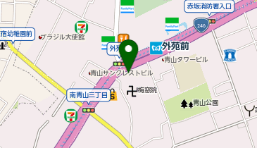 ヒロ銀座ヘアーサロン 青山店の地図画像