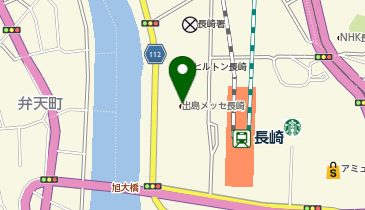 稲佐山プロムナードの地図画像