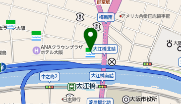 ウェルビーイング大阪堂島の地図画像