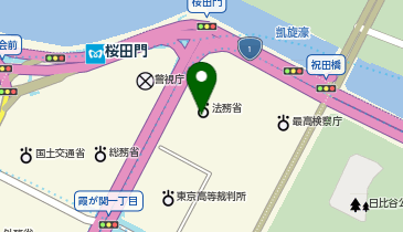 法務省旧本館(赤レンガ棟)の地図画像