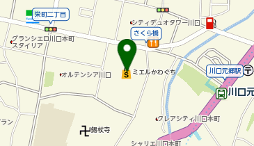 アエナ ミエルかわぐち店の地図画像