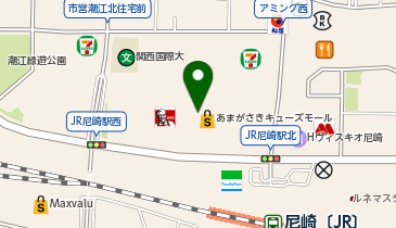 アエナ あまがさきキューズモール店の地図画像