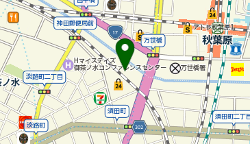 THE STUDY ROOM(ザ スタディー ルーム) 分室 マーチエキュート神田万世橋店の地図画像