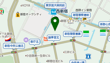 西新宿アントレサロンの地図画像