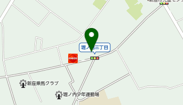 西堀浄水場の地図画像