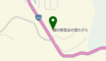 昆虫の里たびら ふれあい友市の地図画像