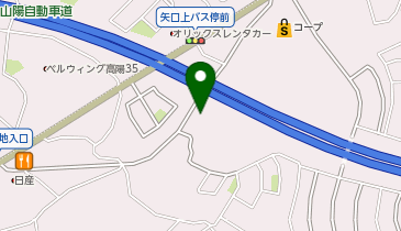 野の花カフェの地図画像