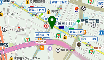 ALLU SHINJUKU(アリュー新宿)の地図画像