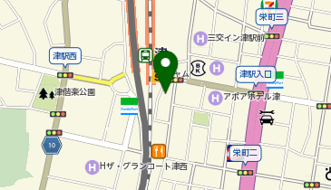 築地銀だこハイボール酒場 津駅前店の地図画像