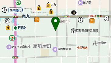 吟醸マグロ 京都四条高倉店の地図画像