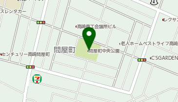 問屋町中央公園の地図画像