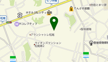 琉球牛乳餅の地図画像