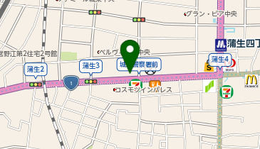 街角の年金相談センター 城東の地図画像