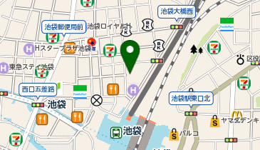 clair(クレール) 池袋店の地図画像