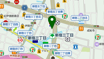 まつげパーマ専門店 Shalna(シャルナ) 新宿店の地図画像