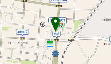 尾浜うどん 風車の郷の地図画像