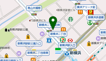 BURGER KING(バーガーキング) 新横浜店の地図画像