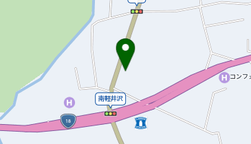 とんかつ今井 軽井沢本店の地図画像