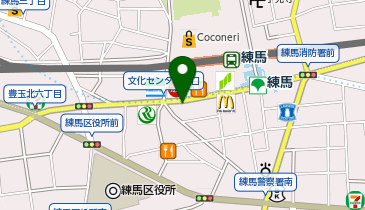 洋麺屋五右衛門 練馬店の地図画像