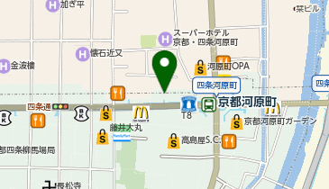 よーじや 四条河原町店の地図画像