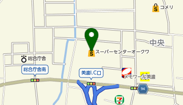 米乃家 オークワ美濃インター店の地図画像