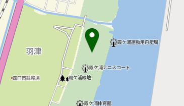 四日市テニスセンターの地図画像