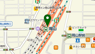 橘香堂 さんすて岡山店の地図画像