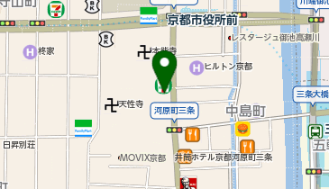 玄海丼 河原町店の地図画像