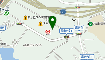 サックスバー 泉ヶ丘パンジョ店の地図画像