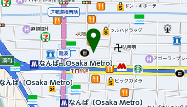 KKラウンジ なんば戎橋店の地図画像