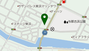 ファーマーズマーケット与那原 あがりはま市場の地図画像